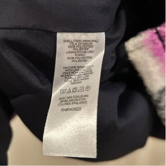 Loft Purple Plaid Jacket Size MP Medium Petite - Picture 8 of 8